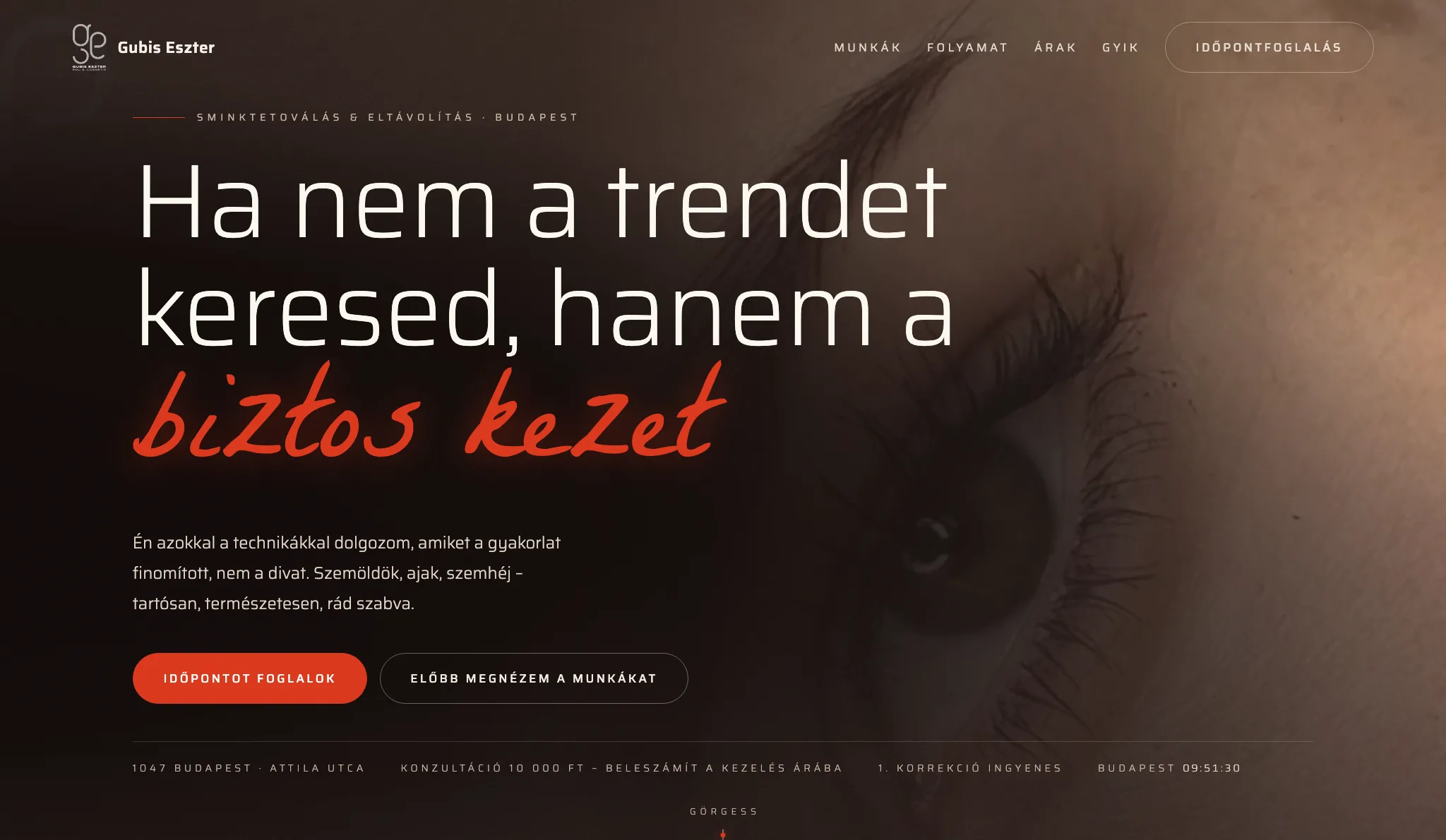 Gubis Eszter — kezdőlap