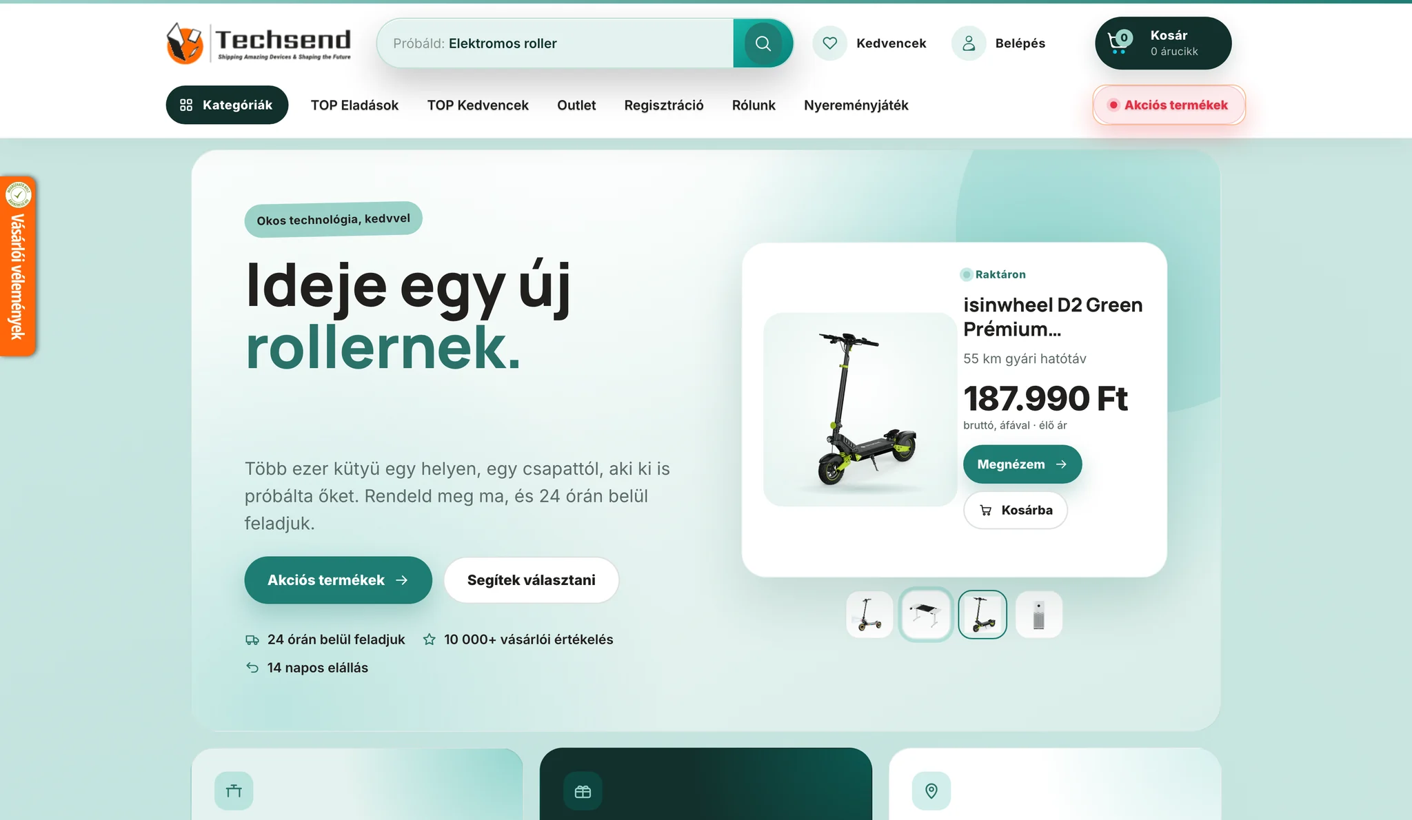 techsend.hu screenshot
